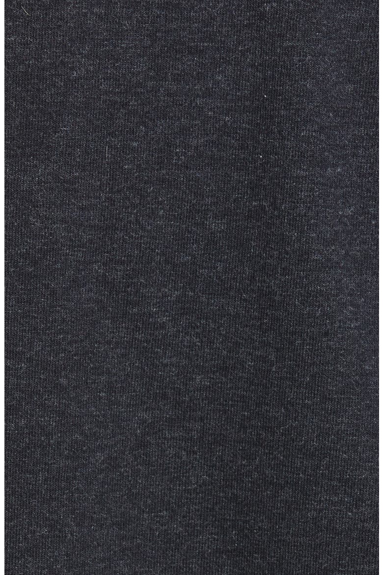 Monili Inset Zip Front Cotton Sweatshirt, Alternate, color, ANTHRACITE