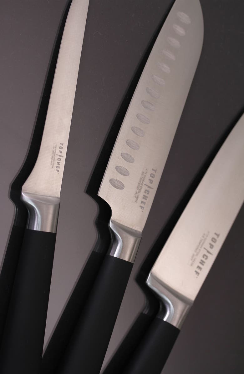 TOP CHEF Samurai 15-Piece Knife Block Set, Alternate, color, 