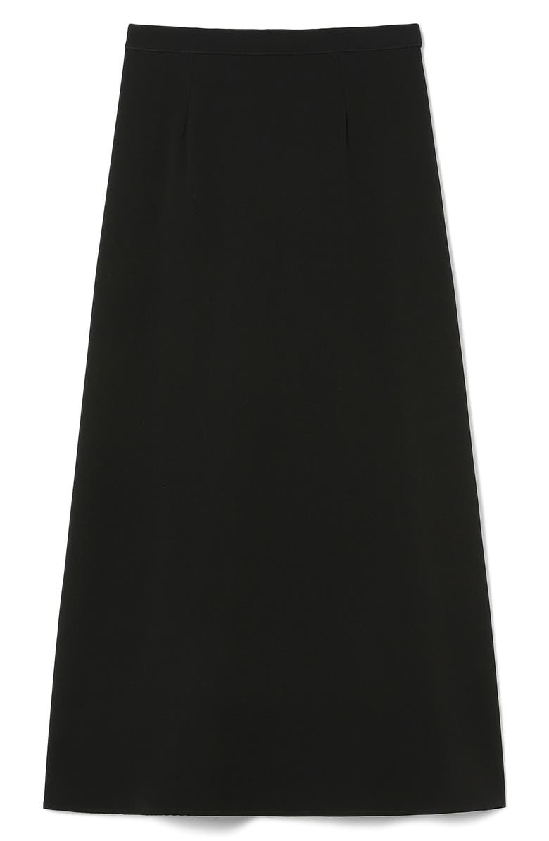 Marina Rinaldi Pireo Stretch Cady Maxi Skirt, Alternate, color, Black