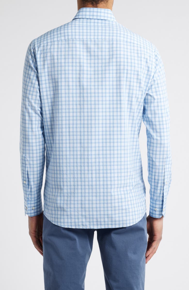 Peter Millar Crown Crafted Coltrane Performance Poplin Button-Up Shirt, Alternate, color, Angelite