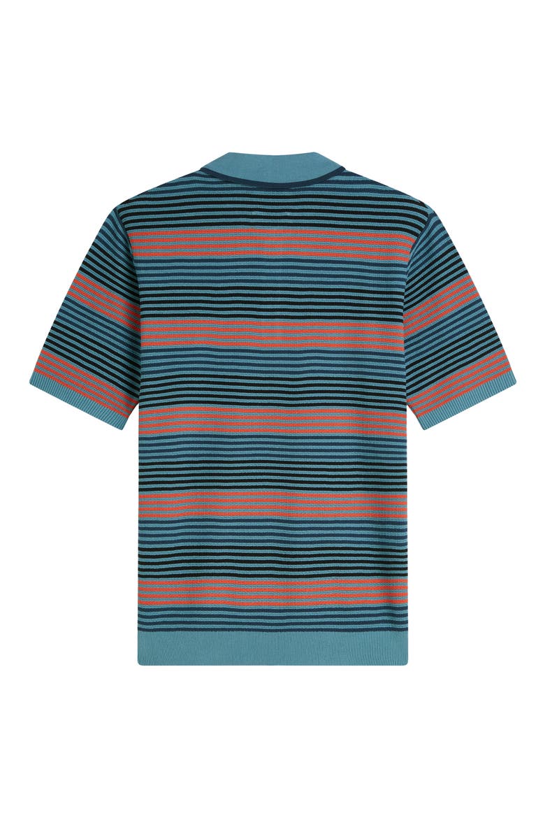 Striped Regular Fit Polo, Alternate, color, ADRIATIC BLUE STRIPE
