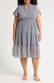 Melrose and Market Tiered Midi Dress