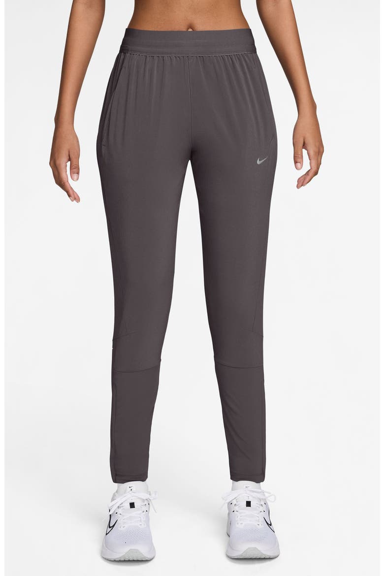 Swift Dri-FIT Mid Rise Running Pants, Main, color, THUNDER GREY/REFLECTIVE SILVER