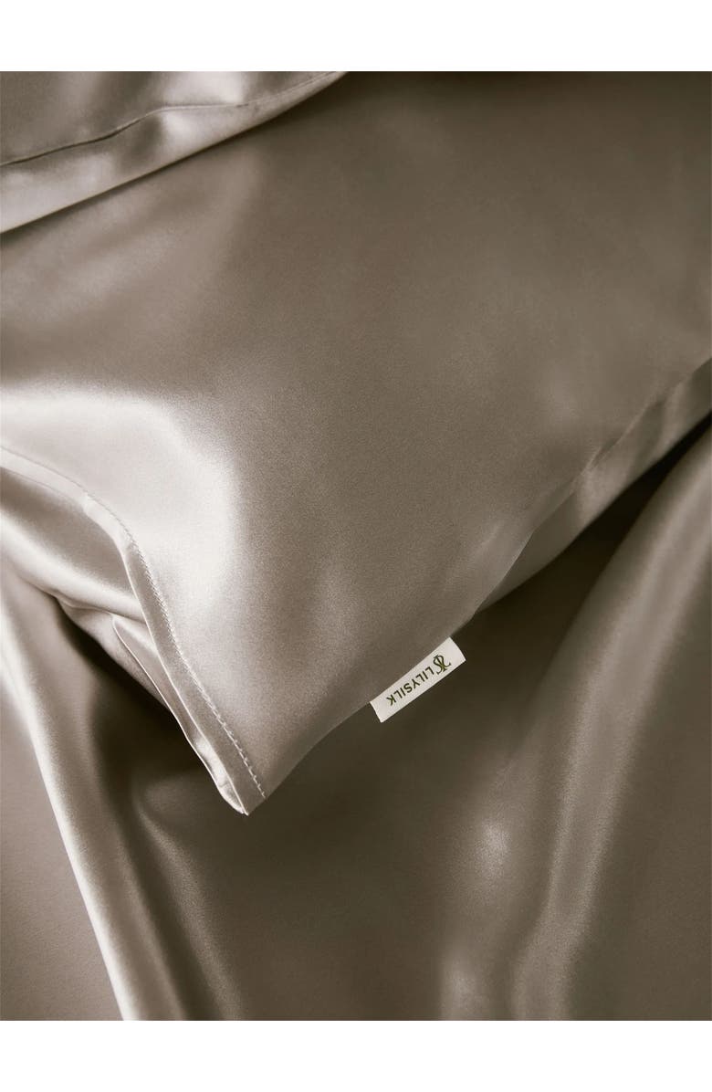 Lilysilk 100% Silk Terse Envelope Pillowcase, Alternate, color, Grey