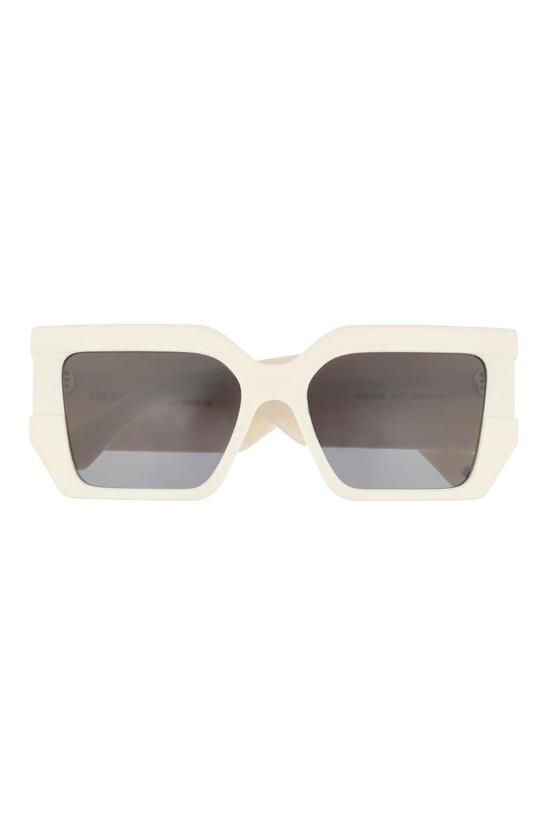 56mm Dover Square Sunglasses, Main, color, WHITE DARK GREY