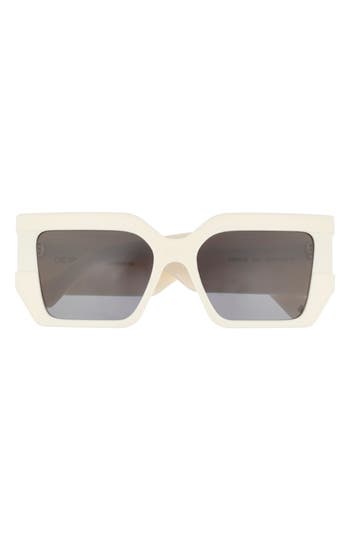 Off-white 56mm Dover Square Sunglasses In White Dark Grey