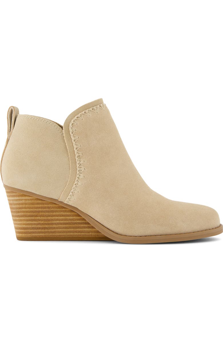 TOMS Kaia Wedge Bootie, Alternate, color, Natural