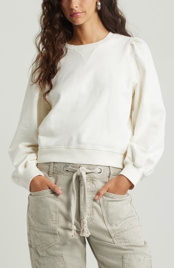 Treasure & Bond French Terry Sweatshirt In White