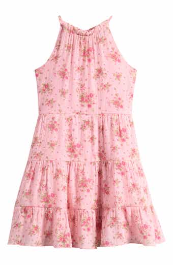 Kids' Print Tiered Dress