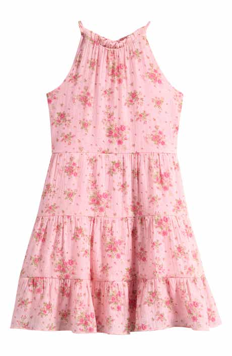 Kids' Print Tiered Dress