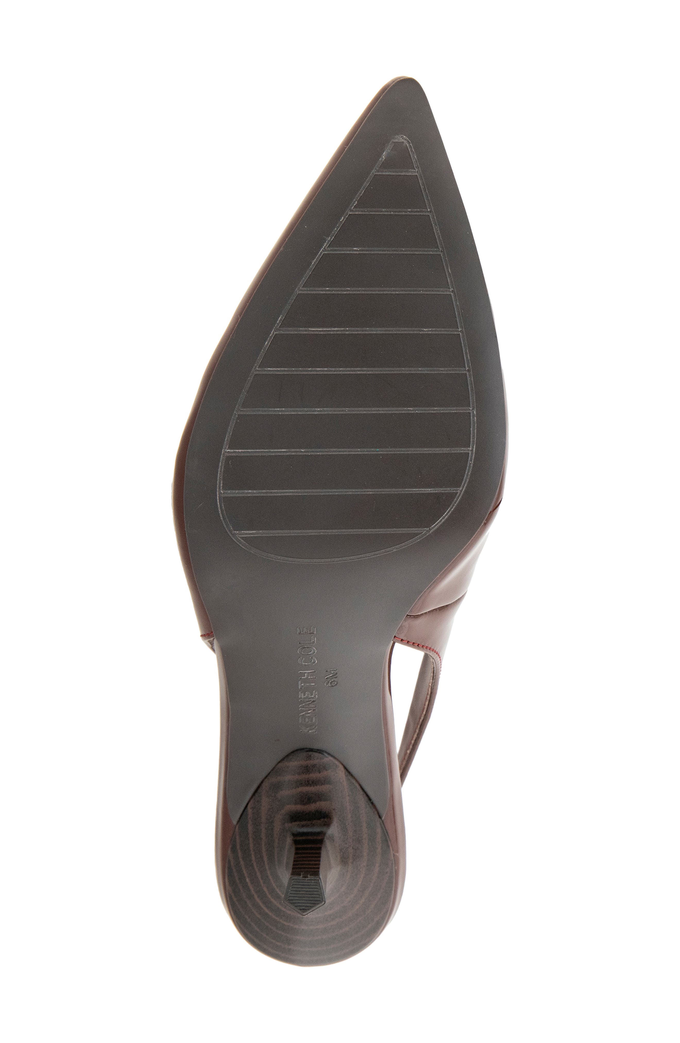 Ulysses Pointed Toe Slingback Pump, Alternate, color, HOT COCO PATENT