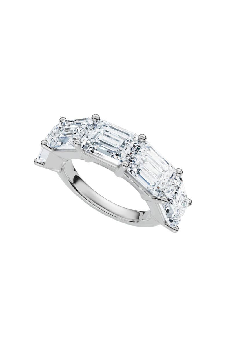 Bliss Diamond 5.10Ct Emerald Cut Diamond 5 Stone Wedding Anniversary Ring 14k Gold Lab Grown, Alternate, color,