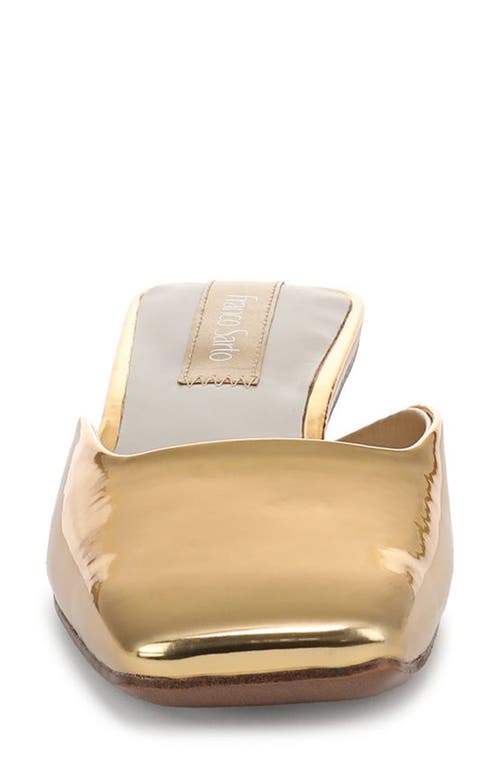 Franco Sarto Nicola Square Toe Mule In Gold