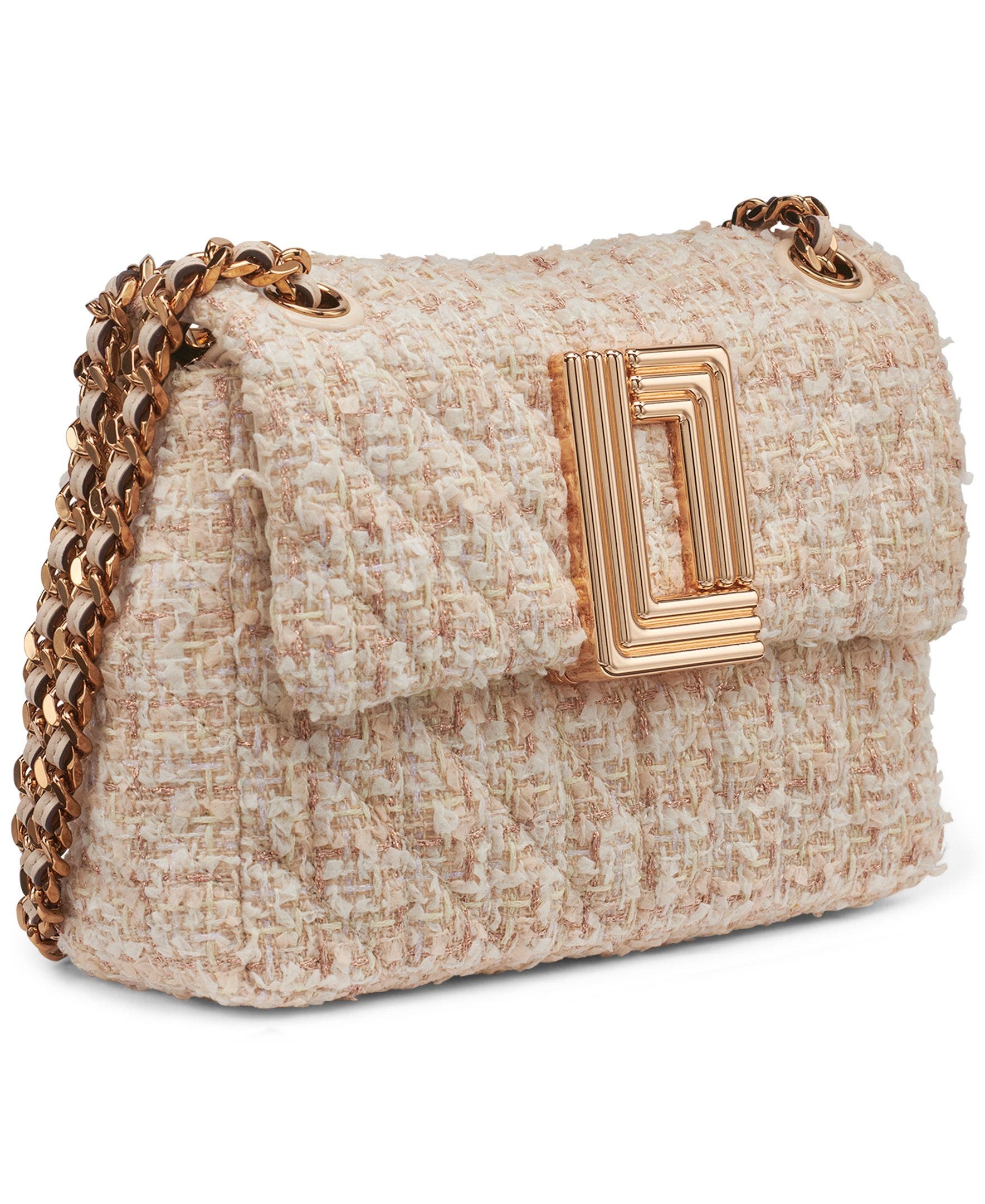 KARL LAGERFELD PARIS Lafayette Boucle Crossbody, Alternate, color, Neutral