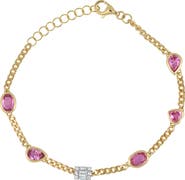 Bony Levy El Mar Diamond 
Pink Sapphire Bracelet