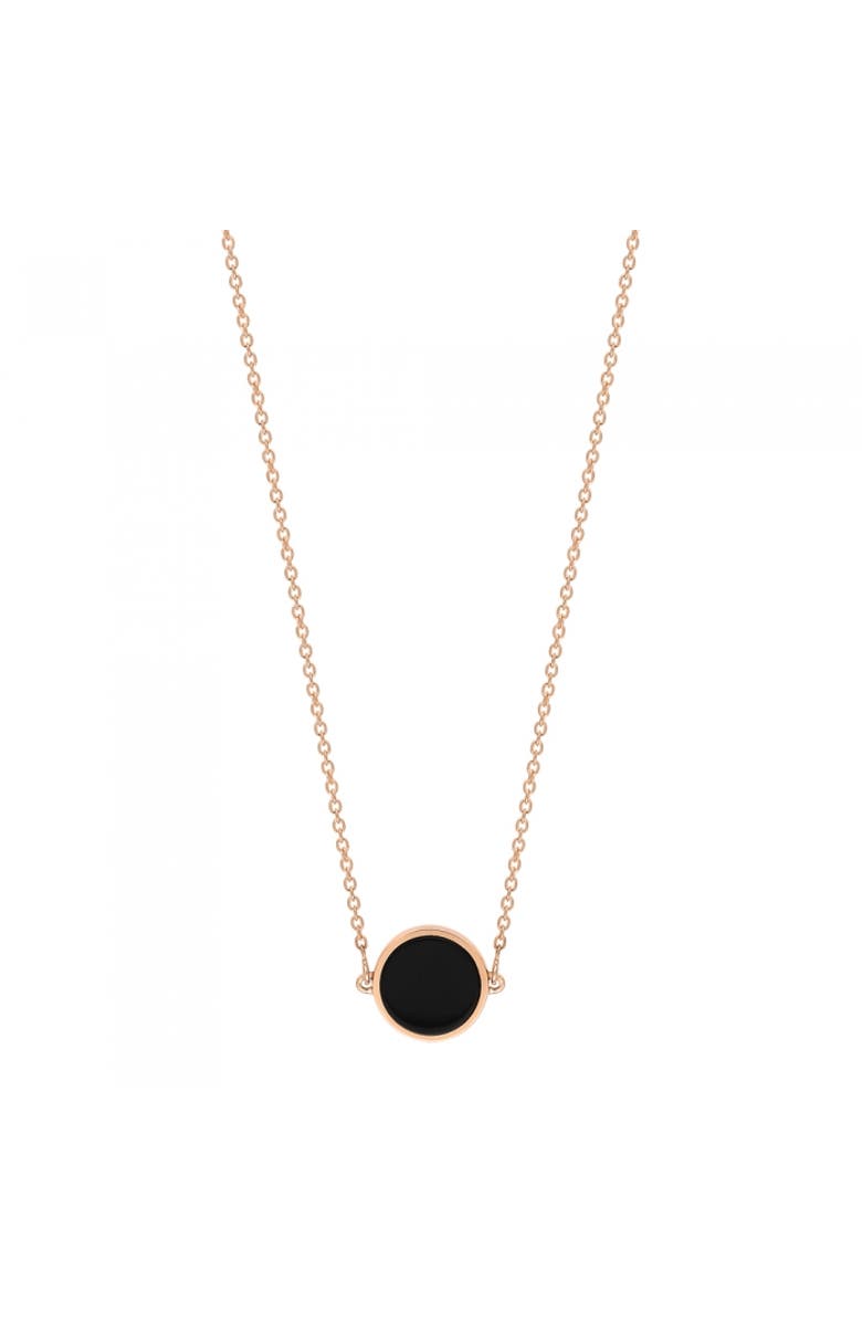 ginette ny Mini Ever Necklace, Main, color, Black Onyx