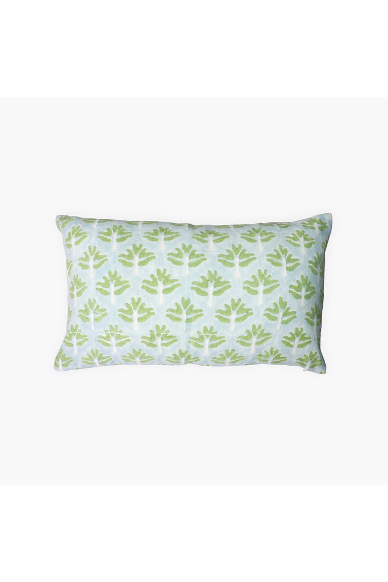 Zeenat Lumbar Throw Pillow Cover, Main, color, Powder Blue