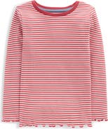 Mini Boden Kids' Ribbed Long Sleeve T-Shirt