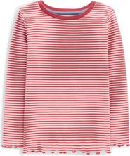 Mini Boden Kids' Ribbed Long Sleeve T-Shirt