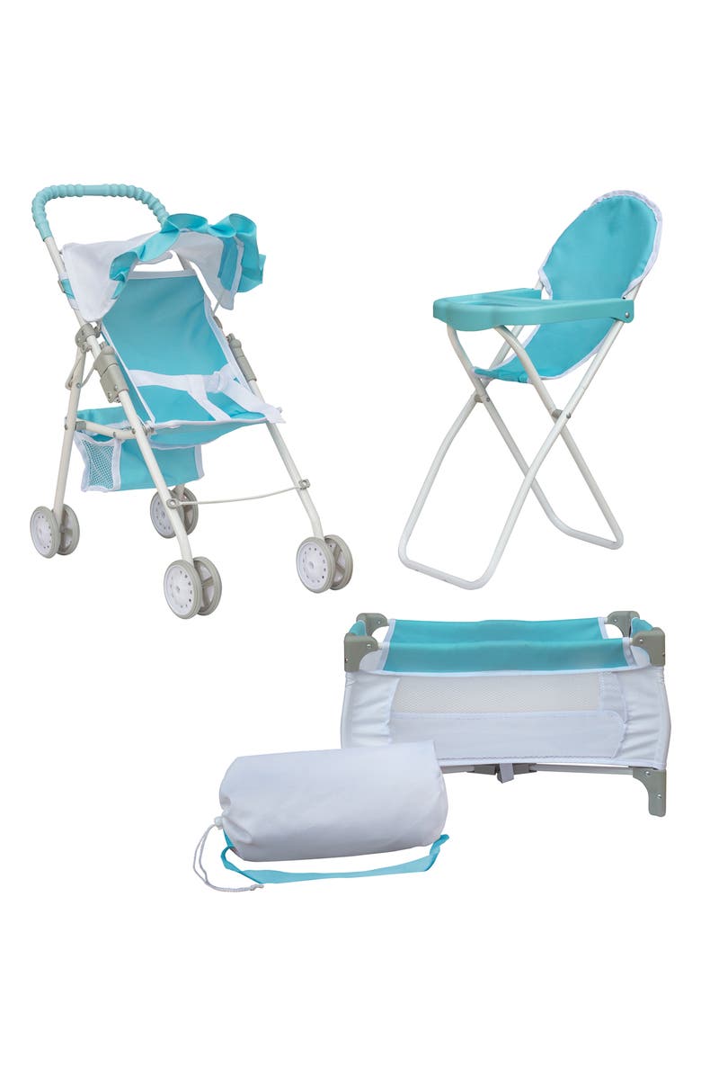 Teamson Kids Olivia's Little World 3-in-1 Baby Doll Nursery Set, Main, color, 