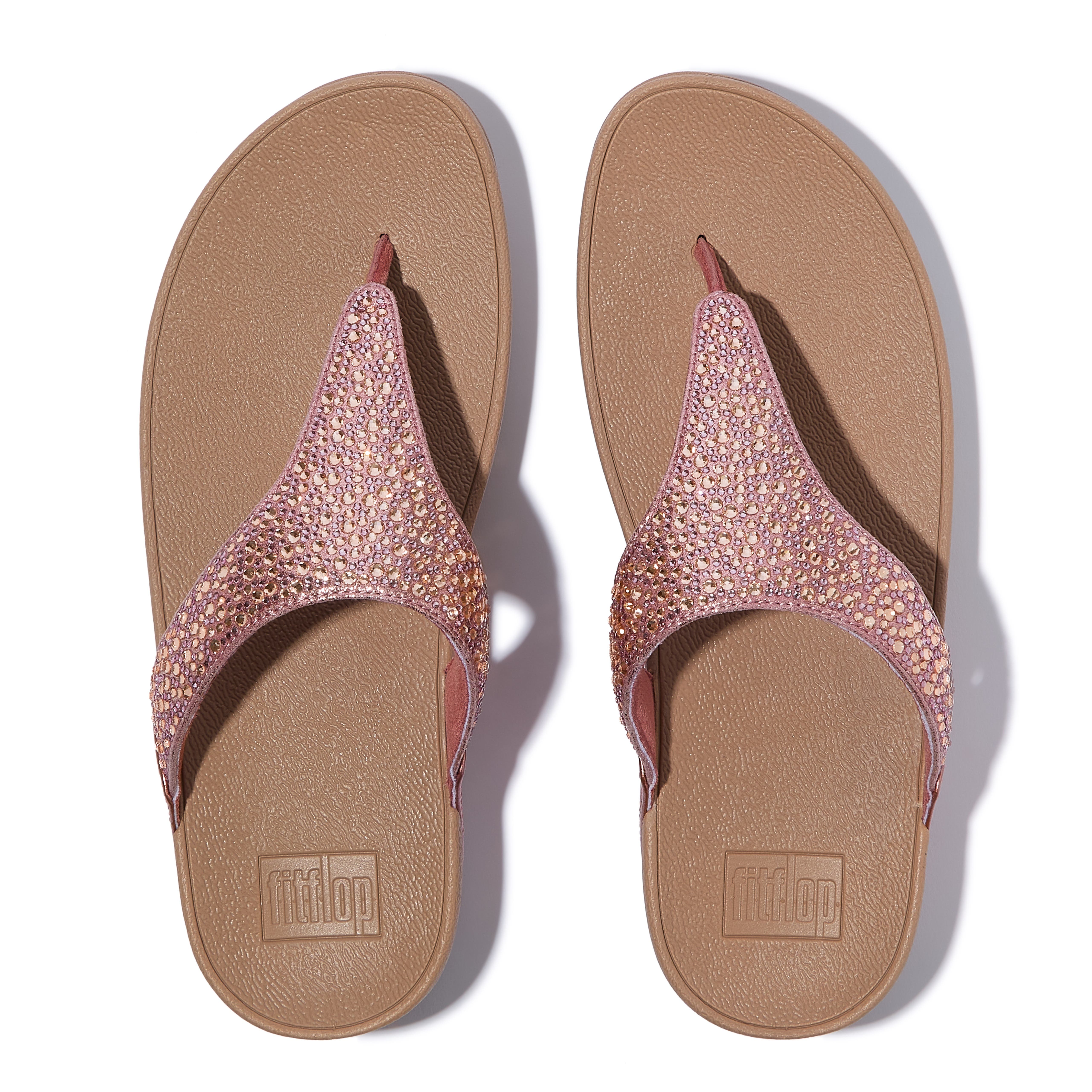 Lulu Crystal Mix Met Sandal, Alternate, color, Metallic Rust Rose