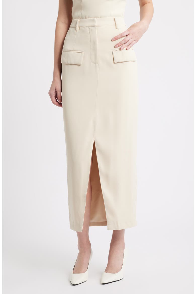 The Ultimate Muse Midi Trouser Skirt, Main, color, OAT
