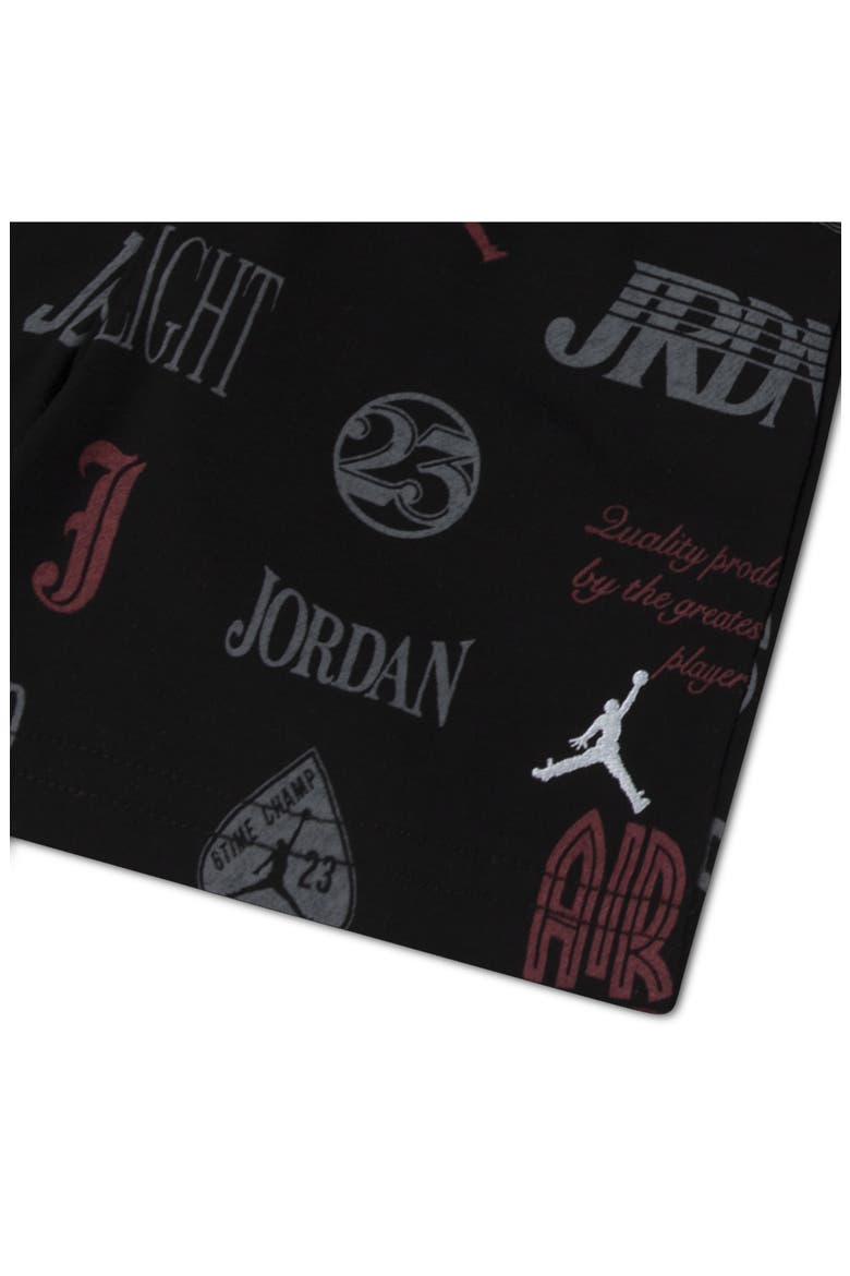 Kids' Rookie Season T-Shirt & Shorts Set, Alternate, color, BLACK