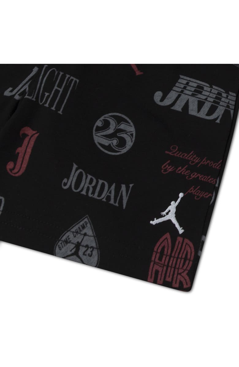 Jordan Kids' Rookie Season T-Shirt & Shorts Set, Alternate, color, Black