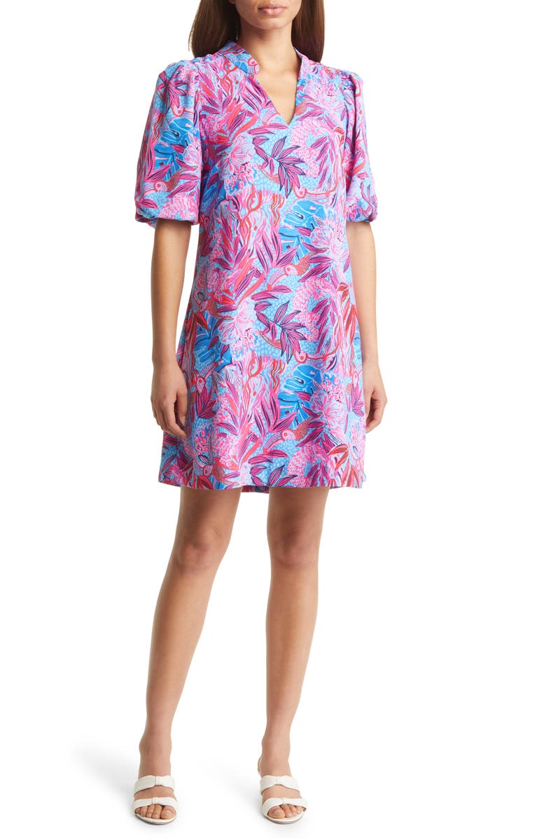 Lilly Pulitzer<sup>®</sup> Arcelle Puff Sleeve Dress, Main, color, 