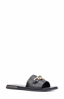 TORGEIS Tabitha Chain Bit Slide Sandal