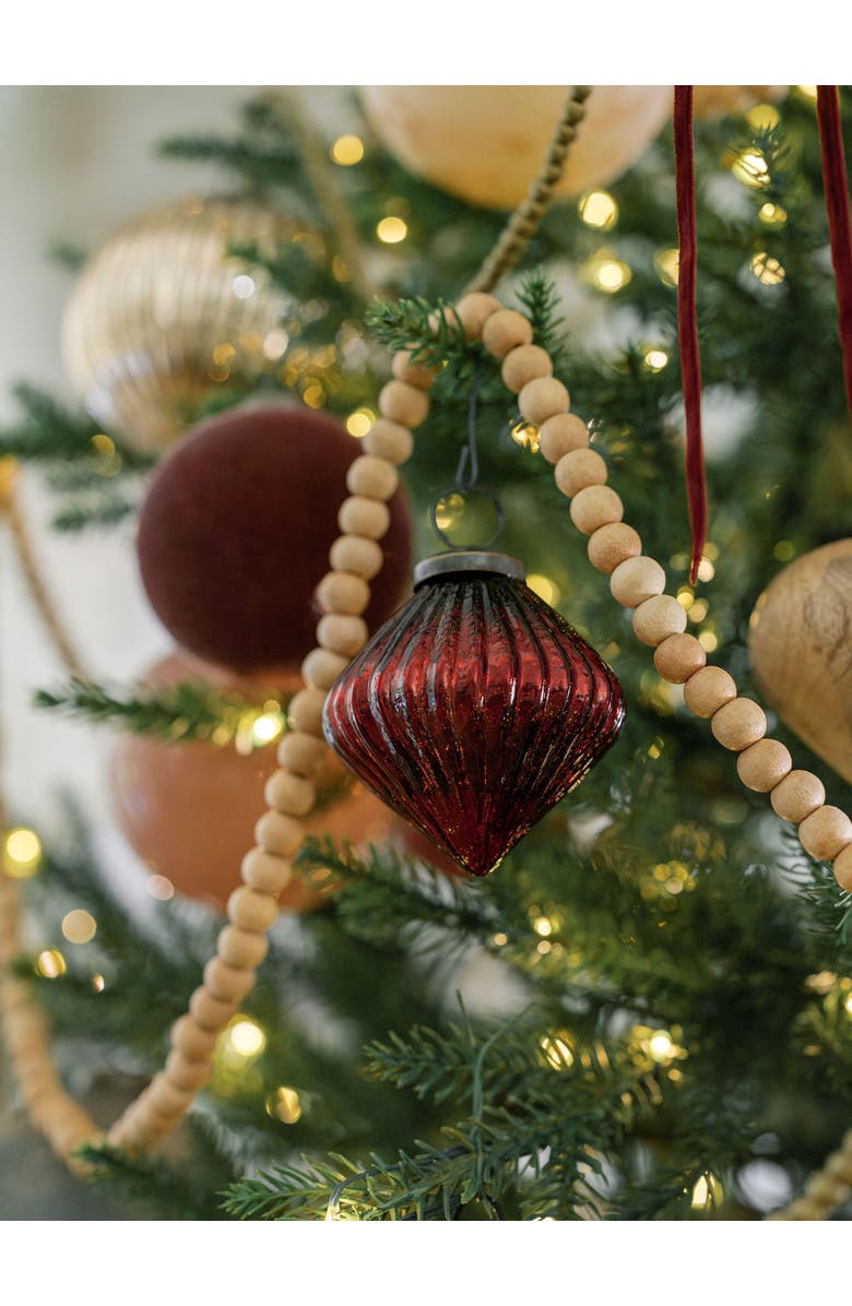 CG Hunter 3" Mercury Glass Bordeaux Assorted Style Ornament, Alternate, color, Bordeaux