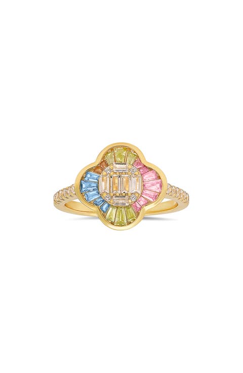 Pastel Clover Ring