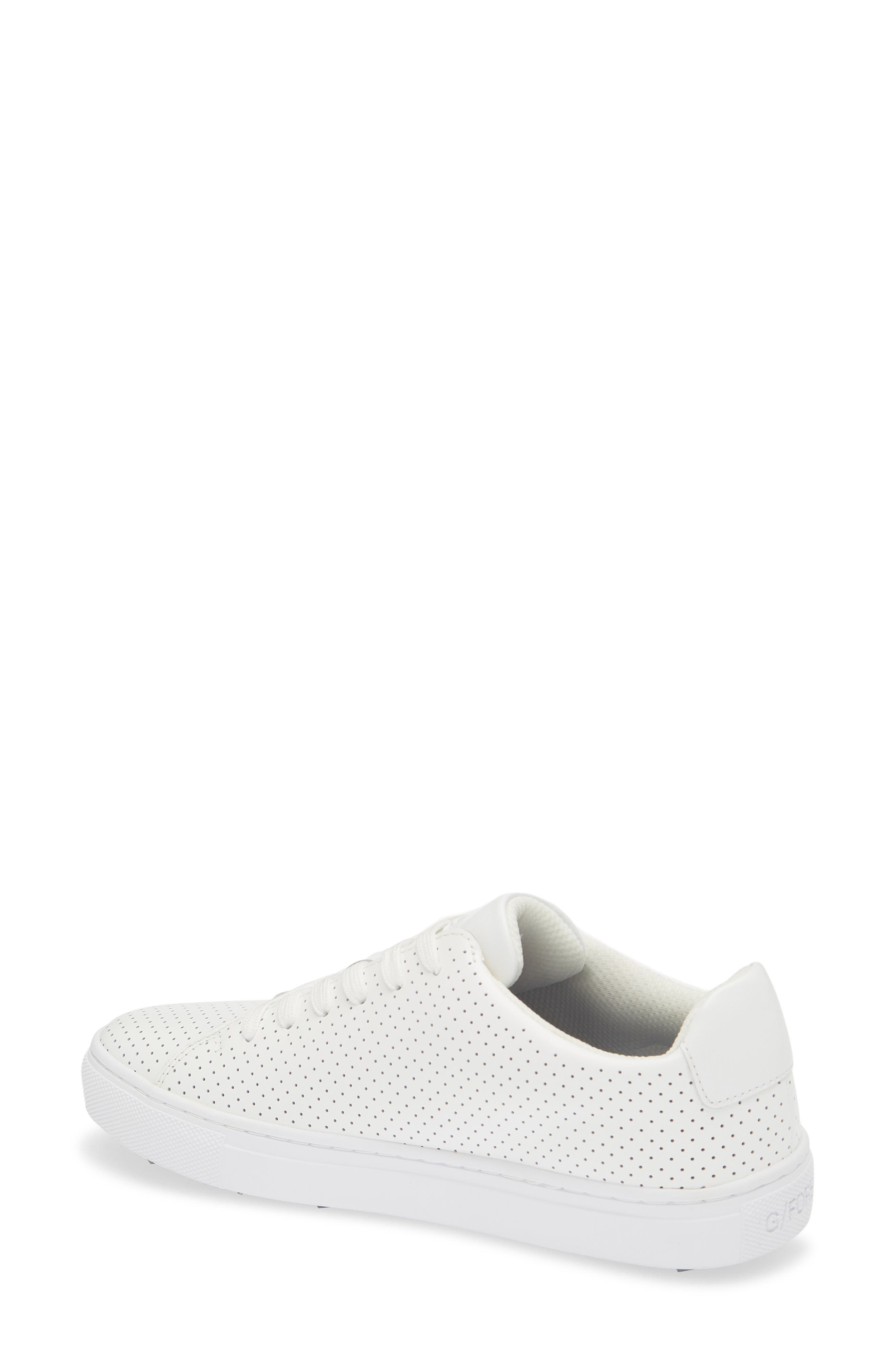 Durf Perforated Golf Shoe, Alternate, color, SNOW