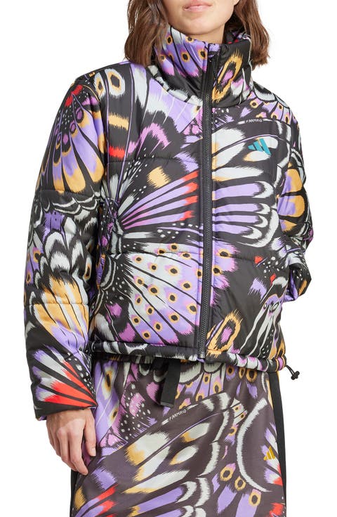 x FARM Rio Colorfly Puffer Jacket