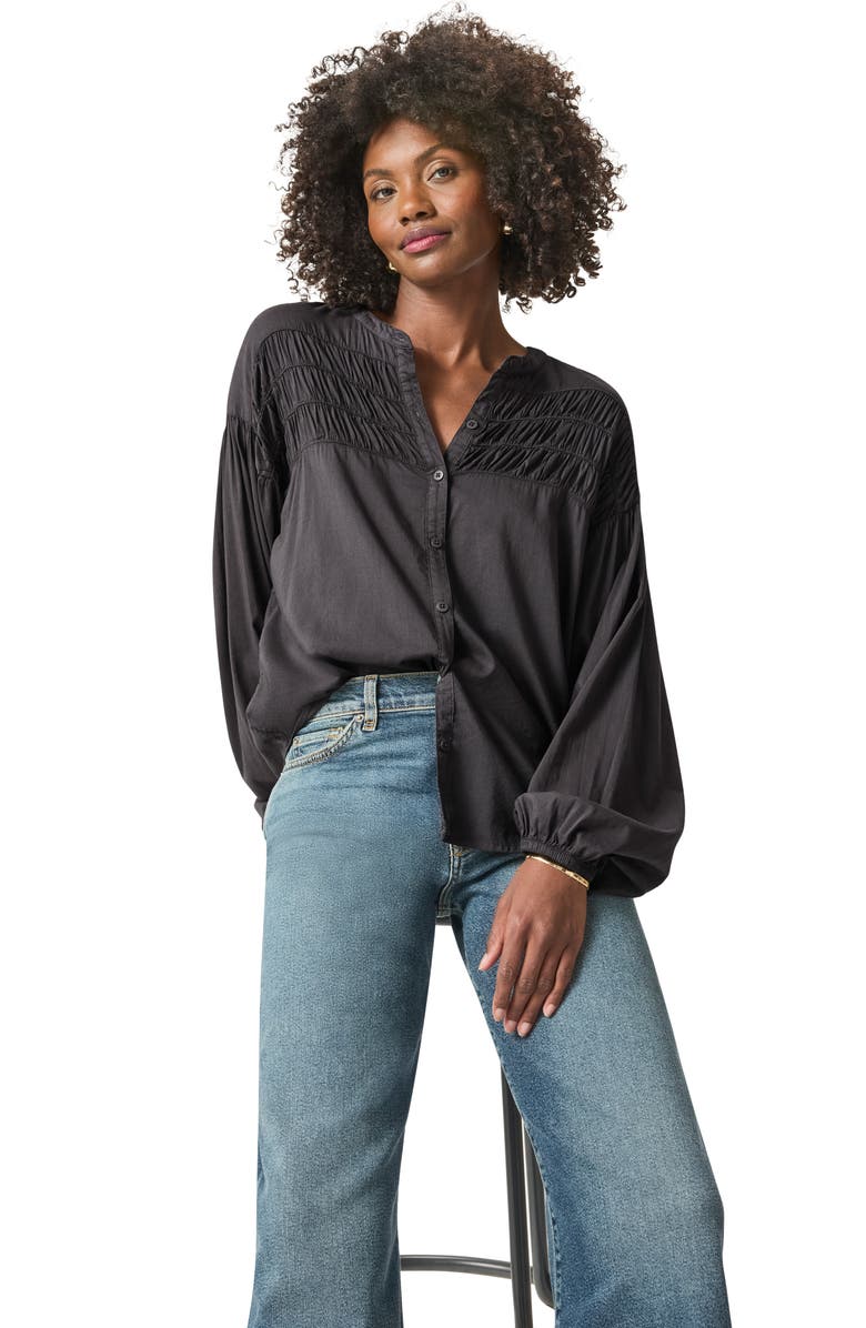 Splendid Katerina Shirt, Alternate, color, Lead