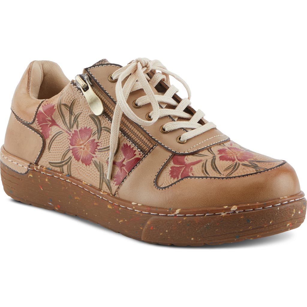 L'artiste By Spring Step Sincerity Sneaker In Animal Print