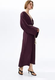 H&M Belted viscose dress