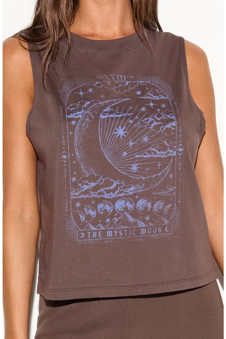 Mystic Moon Vibe Tank, Alternate, color, EARTH