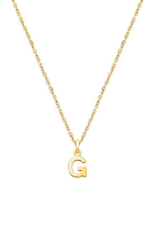 Tiny Blessings 14k Gold Modern Initial 12-14" Necklace In Gold