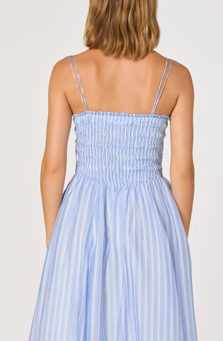 ASTR the Label Lahela Stripe Sundress, Alternate, color, Blue Stripe