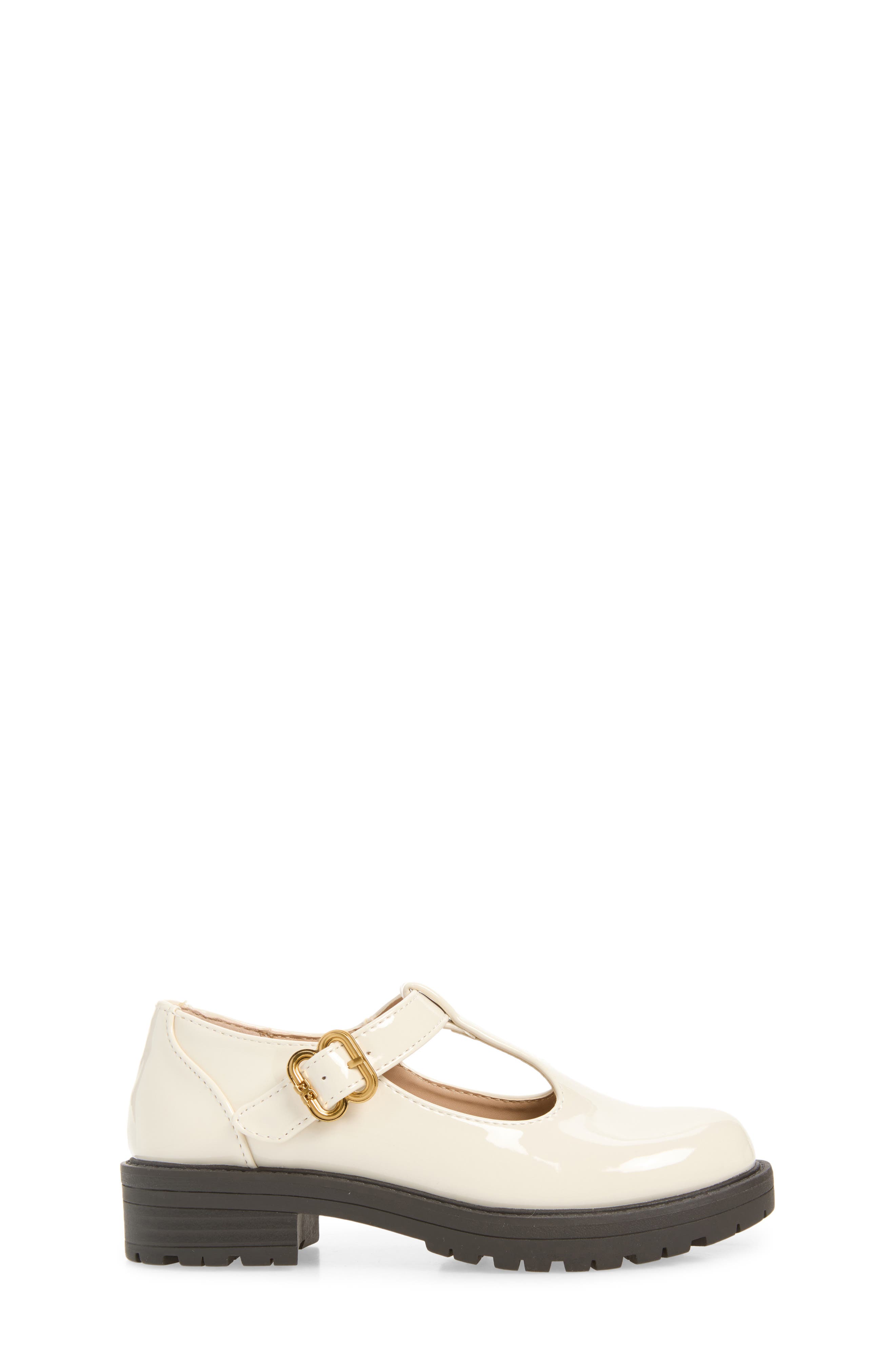Kids' Taelor T-Strap Shoe, Alternate, color, IVORY
