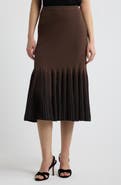 Rails Pleat Trim Sweater Skirt