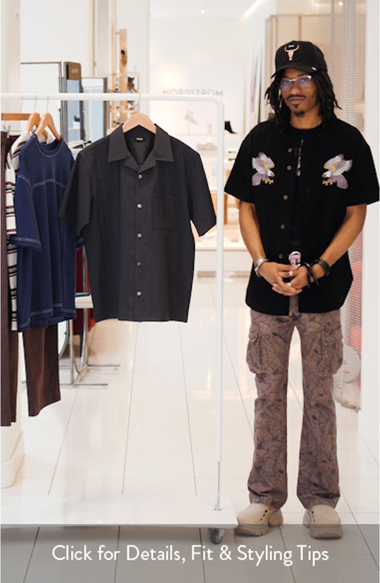 Stripe Camp Shirt, sales video thumbnail