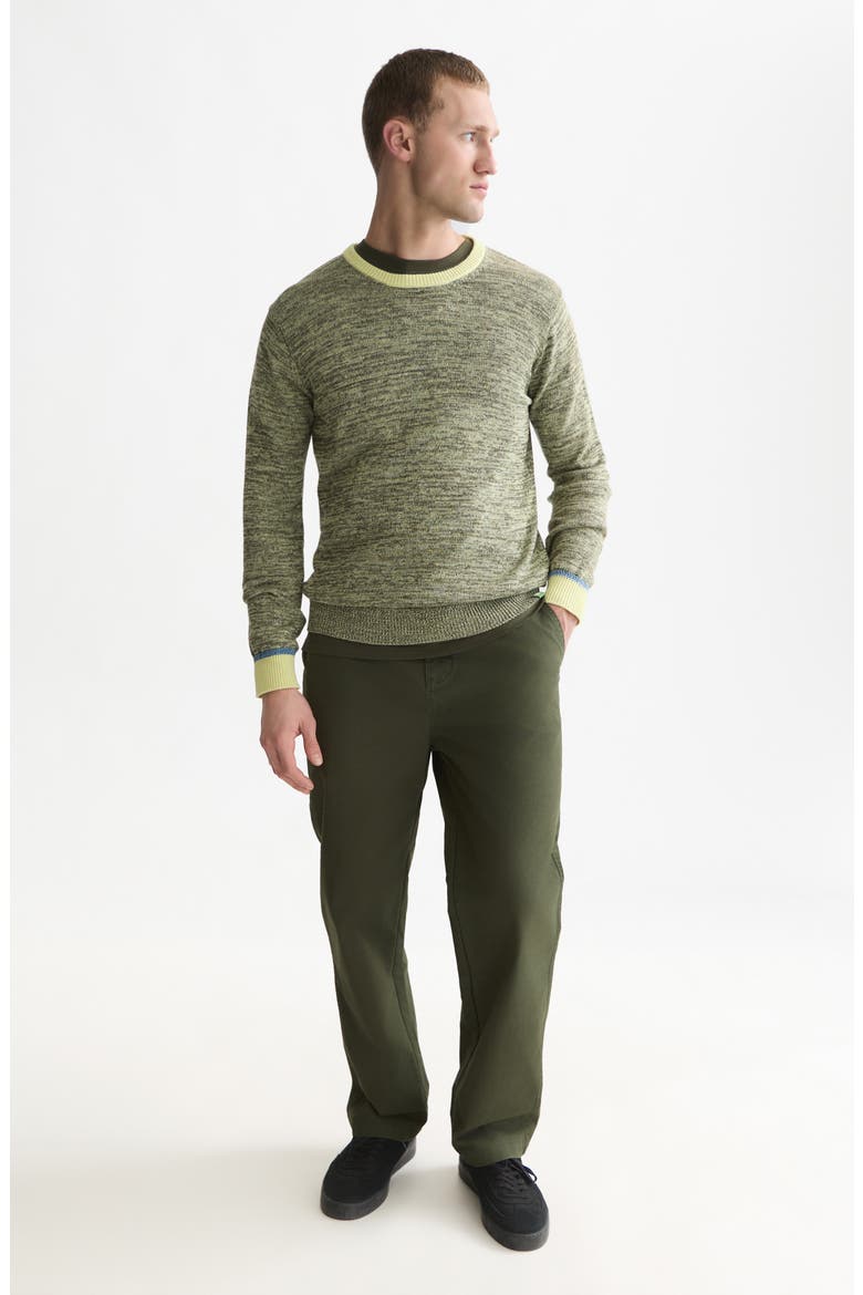 Regular Fit Melange Cotton Pullover, Alternate, color, GREY DAWN