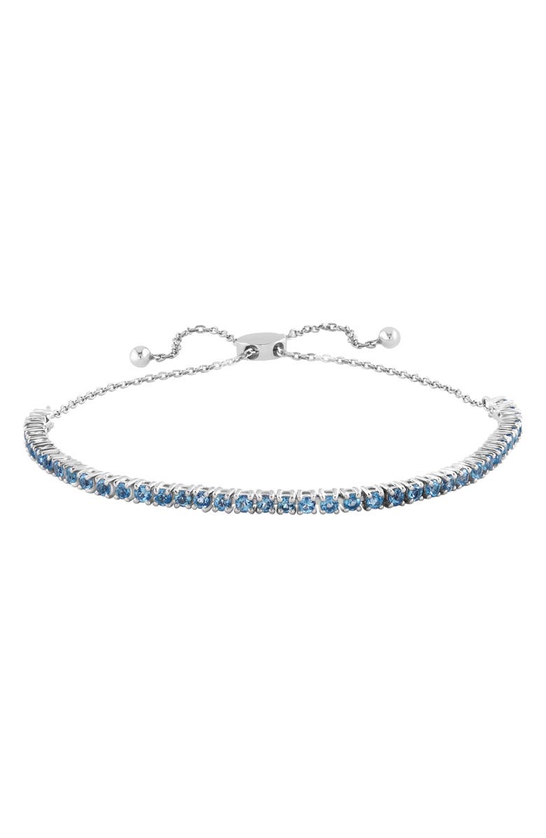EFFY Blue Topaz Slider Bracelet, Main, color, 
