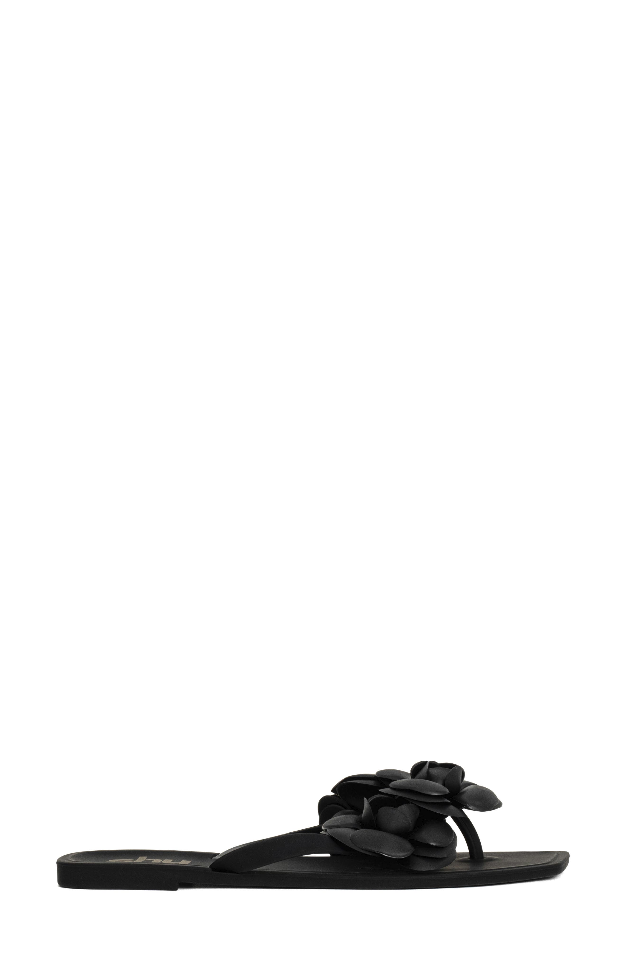 SHUSHOP Dahlia Sandal, Alternate, color, Black