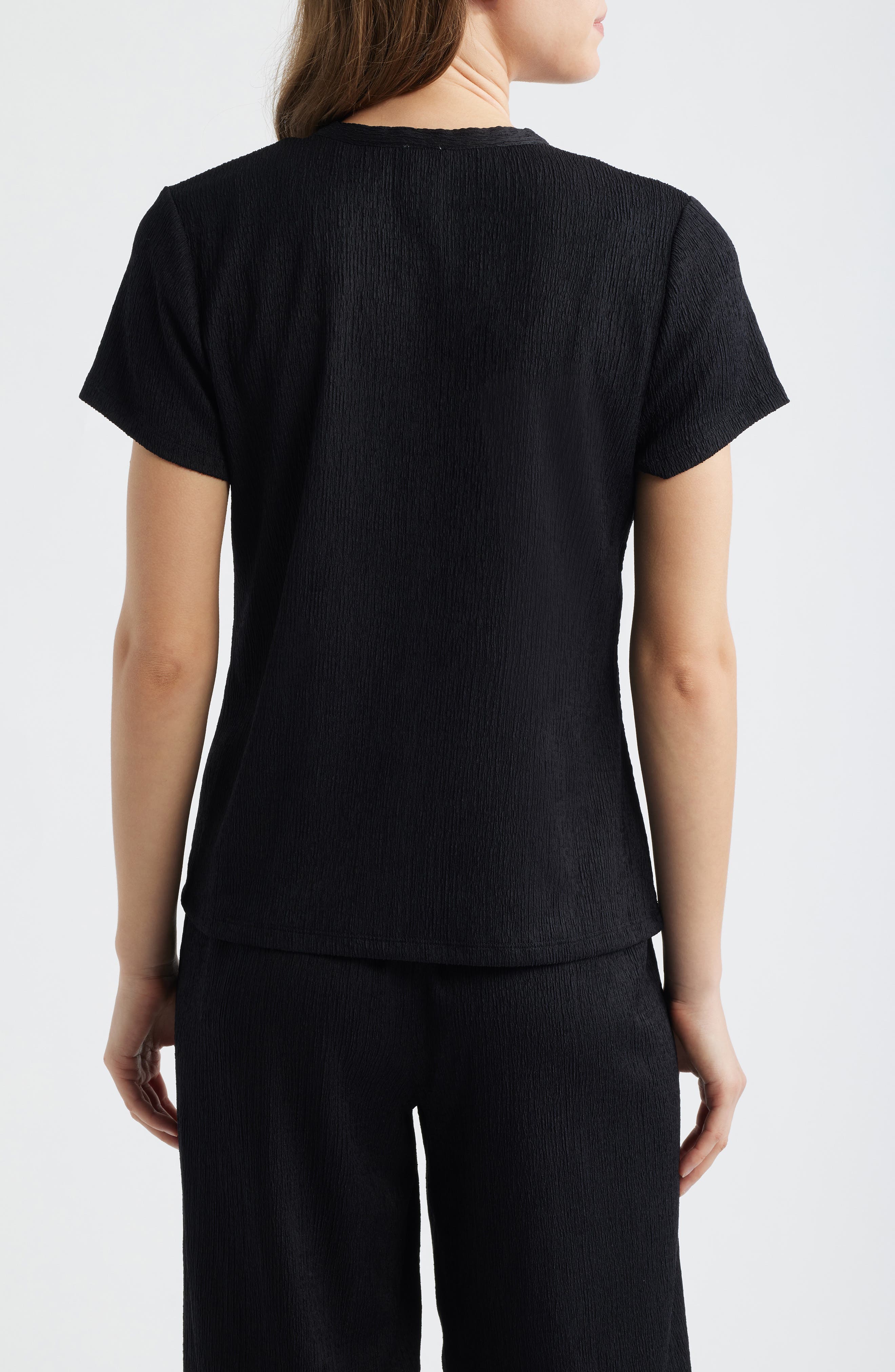 Crepe Button-Up Shirt - image 2