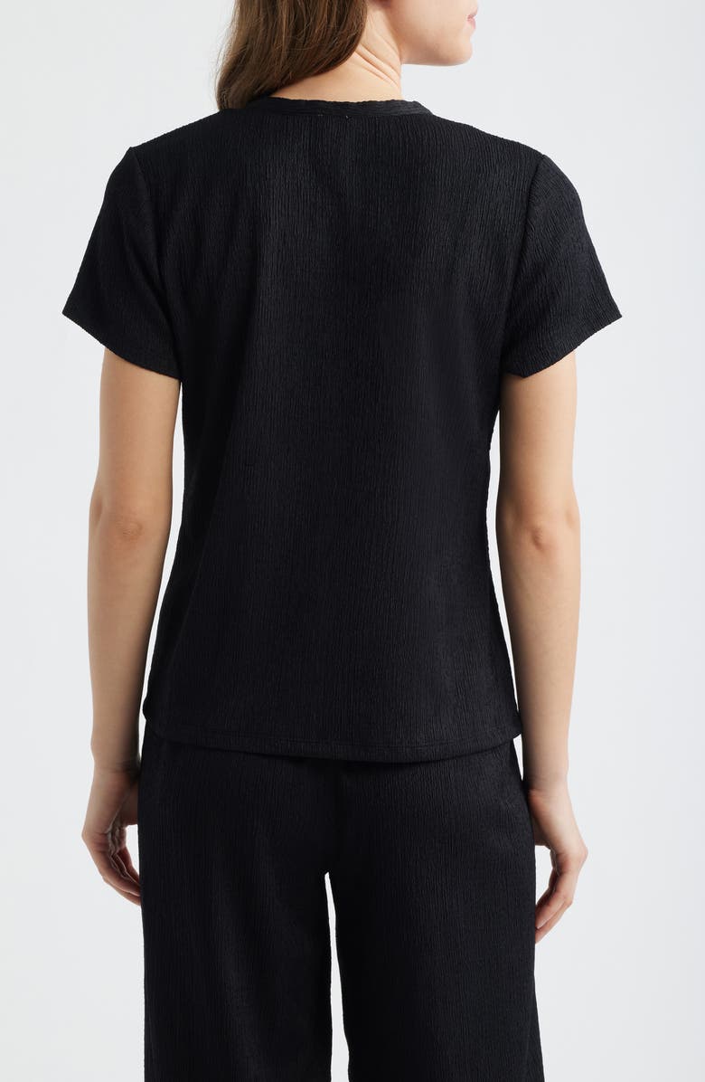 AK ANNE KLEIN Crepe Button-Up Shirt, Alternate, color, 