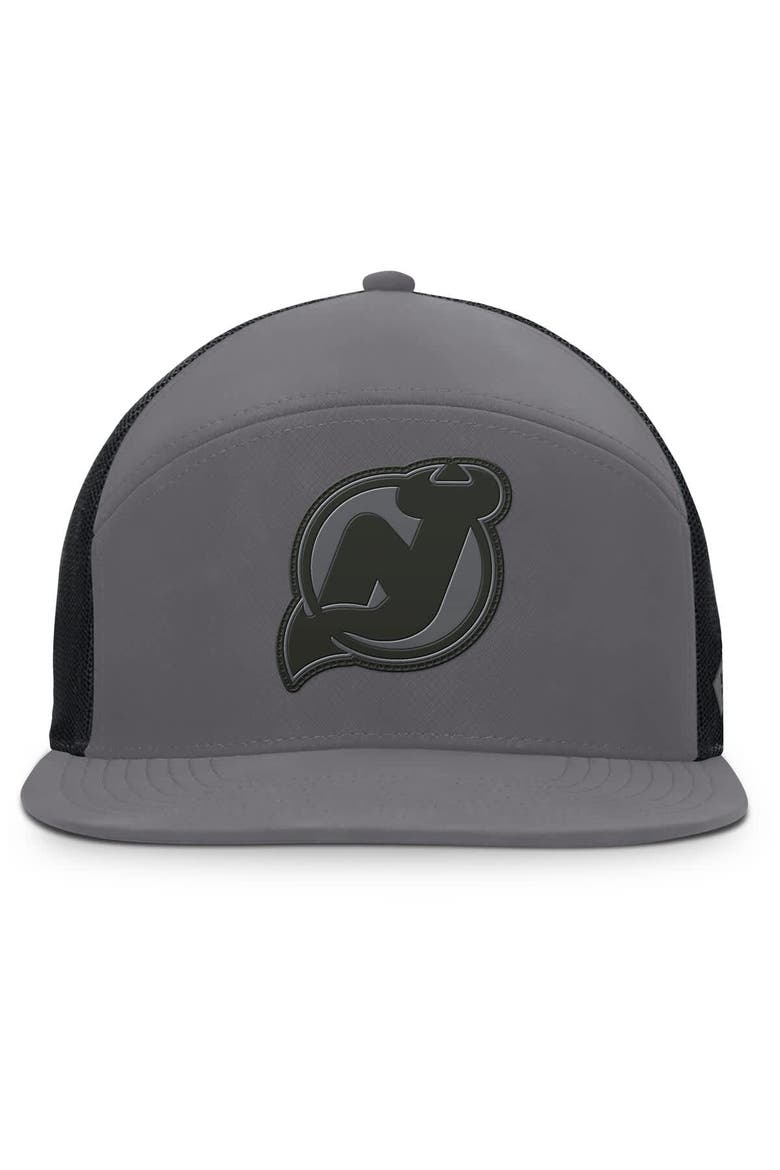 Men's Fanatics Charcoal New Jersey Devils Fairweather Adjustable Hat, Alternate, color, Charcoal
