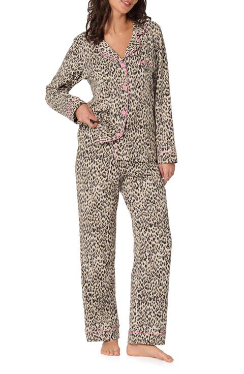 Print Stretch Organic Cotton Pajamas (Regular & Plus)